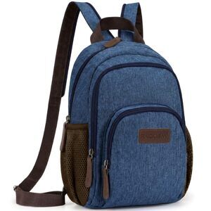 8473 Small Backpack Purse - Convertible Backpack Purse Sling Bag Fits 11